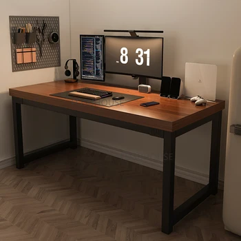 Скандинавский искусственный настольный компьютерный стол для офисной мебели Игровой стол Простая индивидуальность Креативный дизайн Компьютерный стол для спальни