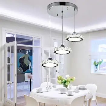 Современные хрустальные светодиодные потолочные светильники Простые светодиодные лампы Энергосберегающие потолочные светильники для гостиной 12 Вт led lustre Ceiling Lightsing