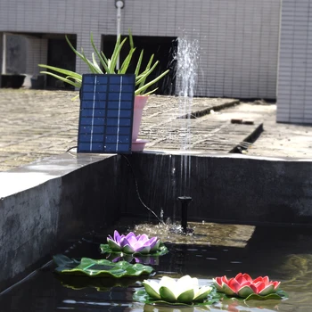 Солнечный садовый фонтанный насос, солнечный садовый фонтанный водопад, солнечная уличная ванна для птиц, фонтан с проточной водой