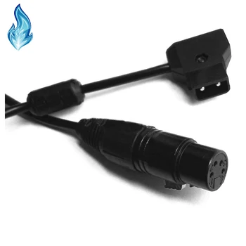 Спиральная кабельная линия XLR типа B с разъемом D-Tap от 2-контактной до 4-контактной розетки XLR Для адаптера питания Для адаптации к напряжению 12 В постоянного тока
