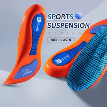 Спортивные Ортопедические Стельки для Ног Мужчины Женщины EVA Дышащая Амортизирующая Обувь Стельки для Бега Баскетбола Спортивные Прокладки для Ухода