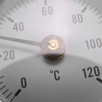 -Термометр W50A Термометр для горячей Воды, Биметаллический Датчик Температуры На поверхности Трубы из нержавеющей Стали с зажимом