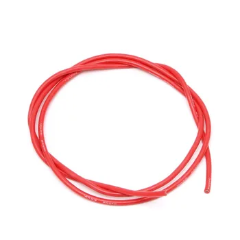 Термостойкий кабель длиной 1 метр, мягкий силиконовый провод 8AWG 10 12 14 16 18 20 22 24 26 28 Силиконовый кабель диаметром 0,08 мм толщиной 30AWG