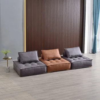 Тканевый диван Nordic technology, итальянский минималистичный одноместный диван в гостиной, современный минималистичный диван из латексной ткани