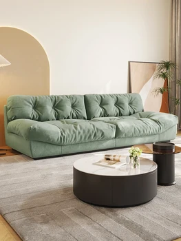 Ткань Nordic light luxury sofa technology, современная высококачественная ткань, замша, красная сетка, для мелкого домашнего хозяйства, тихий ветер, прямой диван