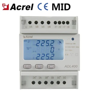 Трехфазный счетчик энергии Acrel ADL400 AKH-0.66 K-24 200 /5A для мониторинга энергии промышленных машин