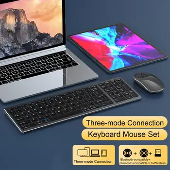 Удобная клавиатура и мышь с управлением, совместимым с Bluetooth, 2400-2480 Гц, Ультракомпактная Тонкая компьютерная клавиатура и мышь