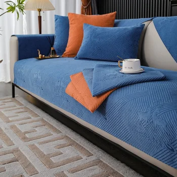 Универсальное нескользящее полотенце для дивана Four Seasons для гостиной, диванная подушка из синели, чехол для дивана, полотенце для кресла, коврик для дивана с олененком в виде животного