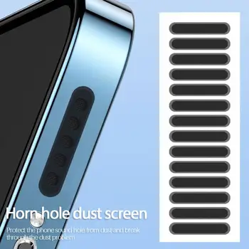 Универсальный динамик мобильного телефона, наклейка с пылезащитной сеткой, металлический разъем для зарядки, пылезащитный разъем для iPhone 14 13, Комплект для чистки, аксессуары