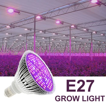 Фитолампа Greensindoor E27 Full Spectrum Led Grow Light SMD 5730 Светодиодов С Чипом Grow Tent Для Посева Гидропонных Растений Овощей