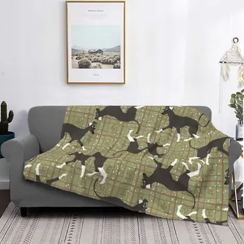 Фланелевое одеяло с мультяшной собачкой, подарок любителю собак, одеяла для путешествий, теплые постельные принадлежности