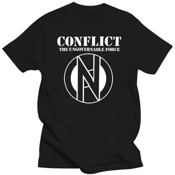 Футболка с конфликтной неуправляемой силой, панк-мир, анархо-панк, Грубые недочеловеки, Популярная мужская футболка