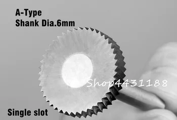 Хвостовик A-типа диаметром 6 мм Многоразмерная дисковая шлифовальная головка Твердосплавный расточной резак Инструмент для резьбы по дереву твердосплавная сталь