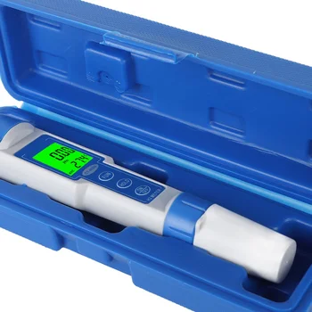 Цифровой измеритель водорода с подсветкой Светодиодный дисплей Функция удержания данных Измеритель H2 типа ручки Тестер качества воды с ATC