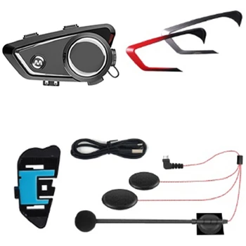 Шлем для езды на мотоцикле, Bluetooth-гарнитура, жесткий ярлык, встроенный домофон и функция обмена музыкой, применяются к шлему наполовину