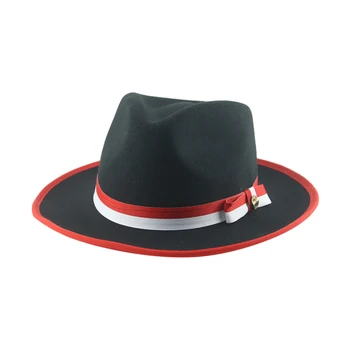 Шляпа Шляпы для Женщин Шляпы Шляпы для Мужчин Ковбойская Шляпа Панама Роскошная Лента С Бантом Повседневное Свадебное Украшение Фетровая Шляпа Новая шляпа женская