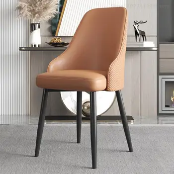 Эргономичное кресло для отдыха Роскошная Спальня Офисное кресло в скандинавском минималистичном стиле Итальянского дизайнера Silla Comedor Мебель в стиле постмодерн GXR41XP