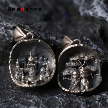 Ювелирные изделия Beadance из стерлингового серебра 925 пробы с винтажными мультяшными персонажами, подвеской в виде кролика-полицейского